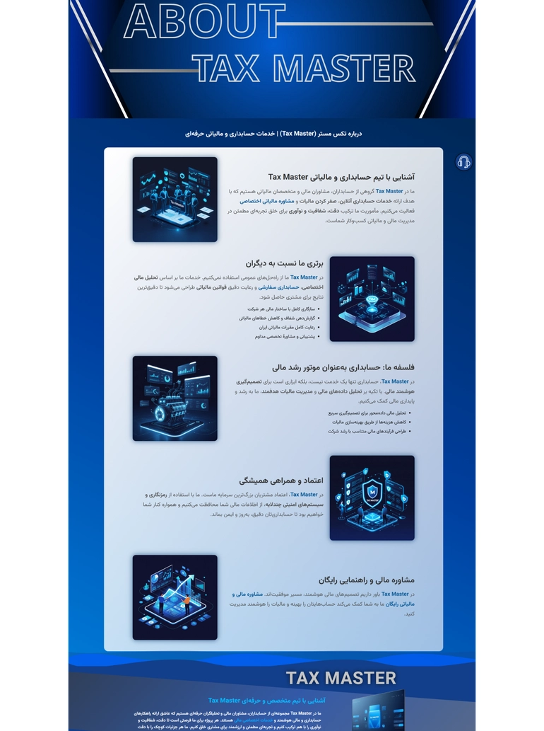 درباره ما – داستان برند و اعتبار حرفه‌ای شما